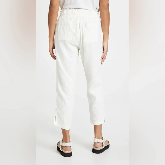 Madewell Lightestspun Beach Cover-Up Pants elastic waist drawstring pocket SZ XS - Picture 9 of 11